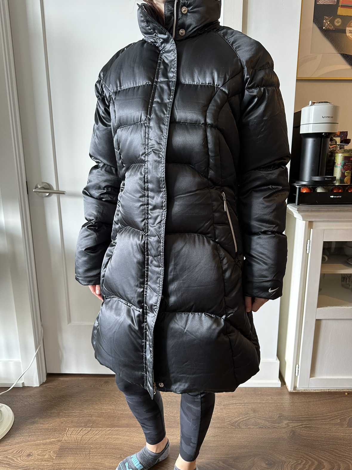 Nike Winter Down Parka Puffer Jacket, Size Medium - photo 5