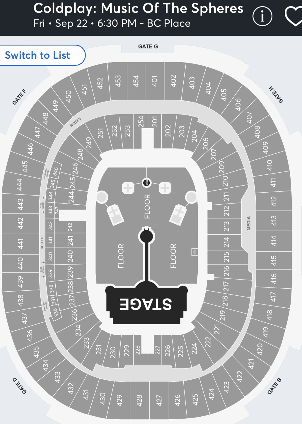 Coldplay tickets