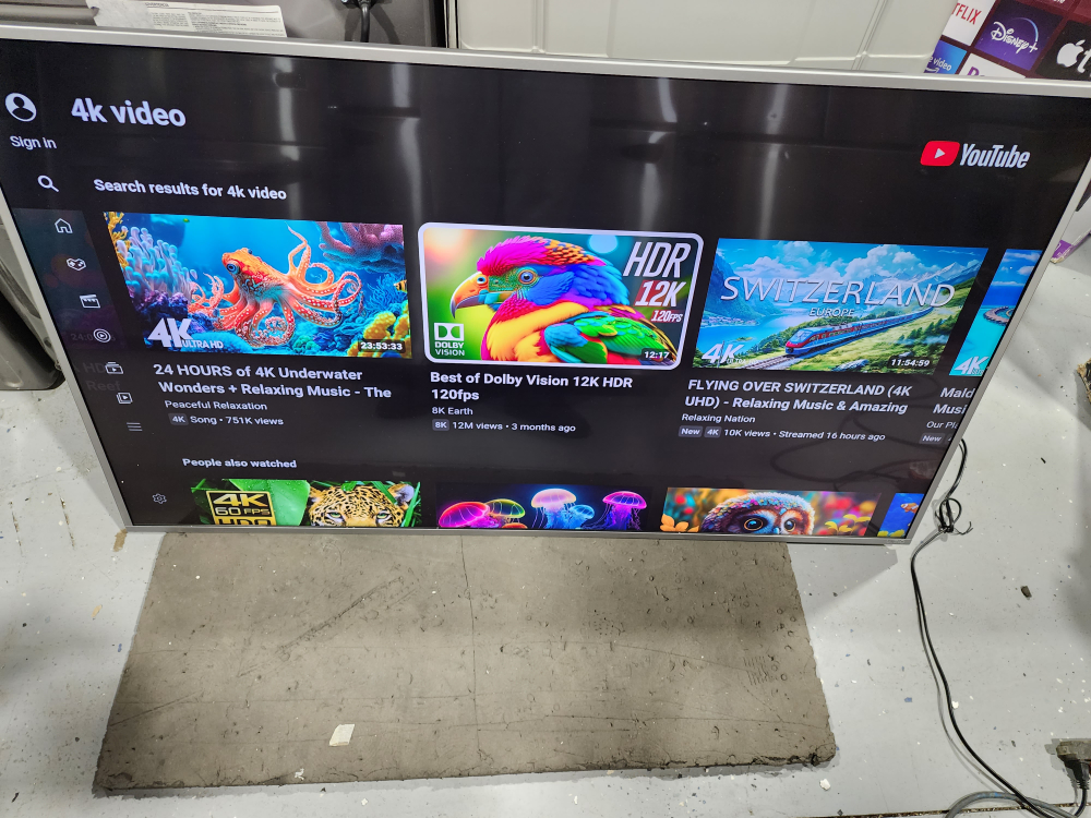 VIZIO 55" 4K SMART TV FOR $289.99 READ THE AD image indicator(10)