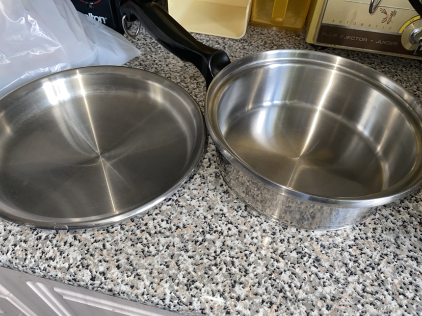 Heavy duty stainless steel pot   as good as new image indicator(4)