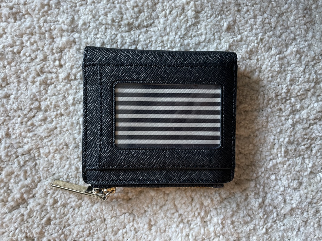 Kate spade square black wallet image indicator(5)