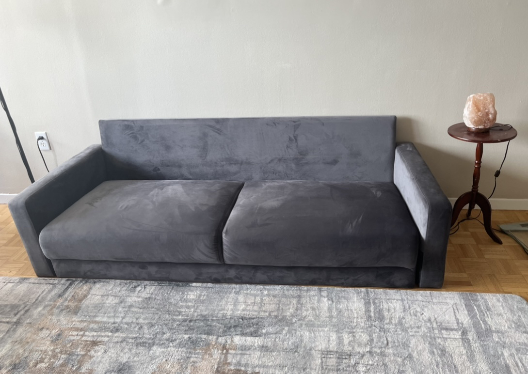 High quality velvet sofa ( move out sale )