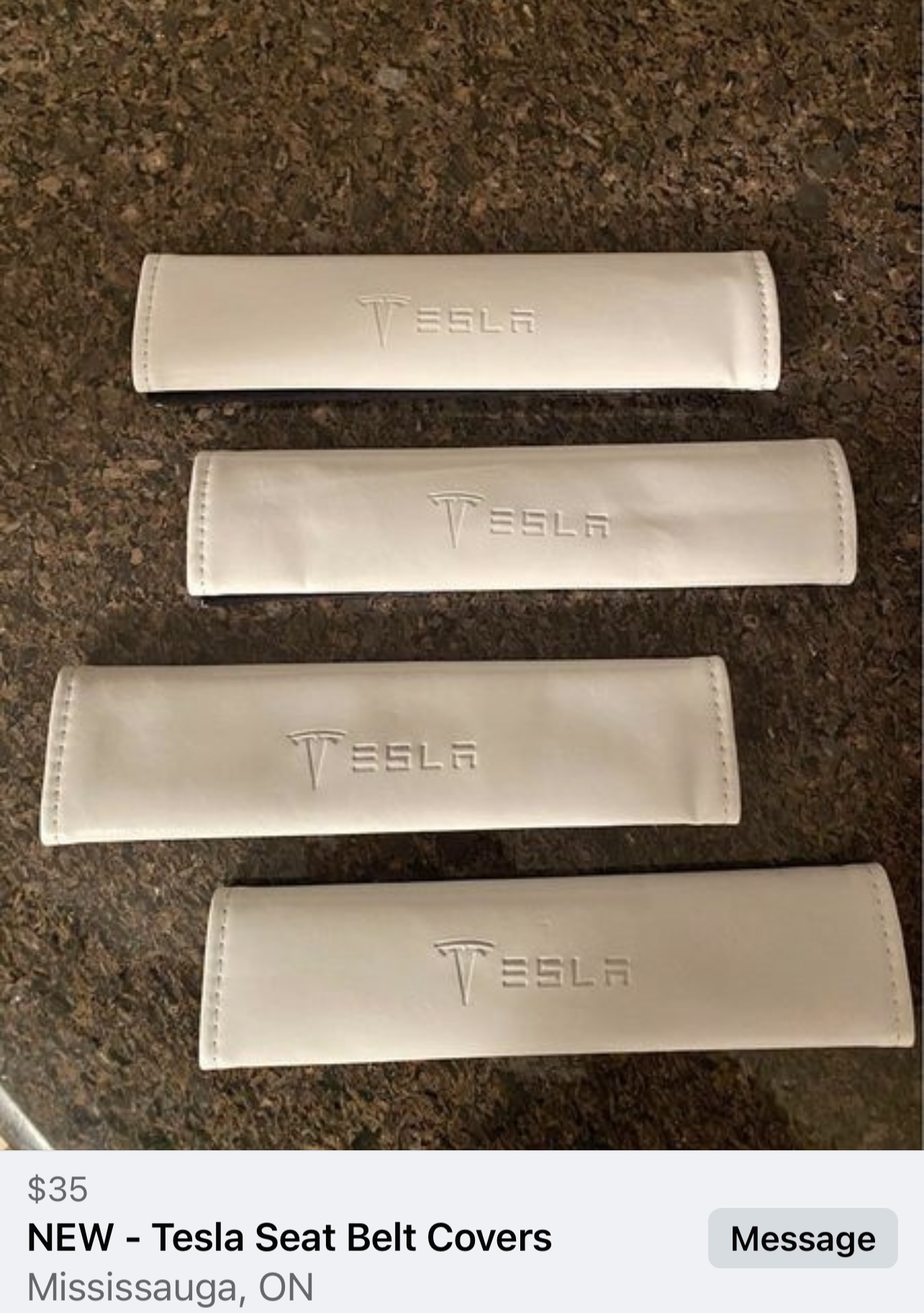 NEW - Tesla Seat Belt Covers thumbnail
