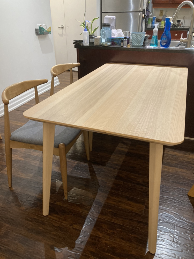 Dining table and 2 chairs and 1 bench included - photo 3