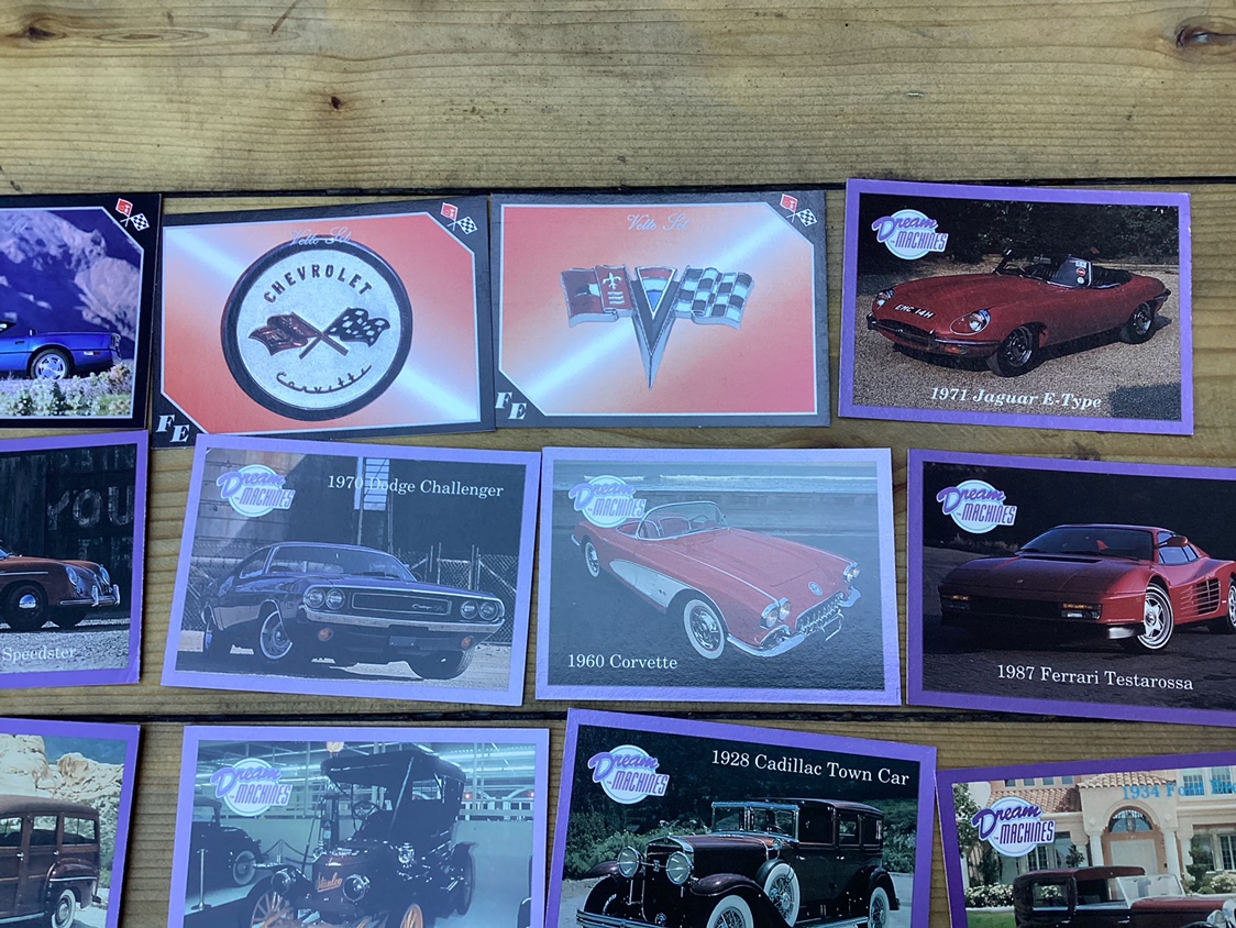 24 MORE 1991 DREAM MACHINES car cards ! - photo 3