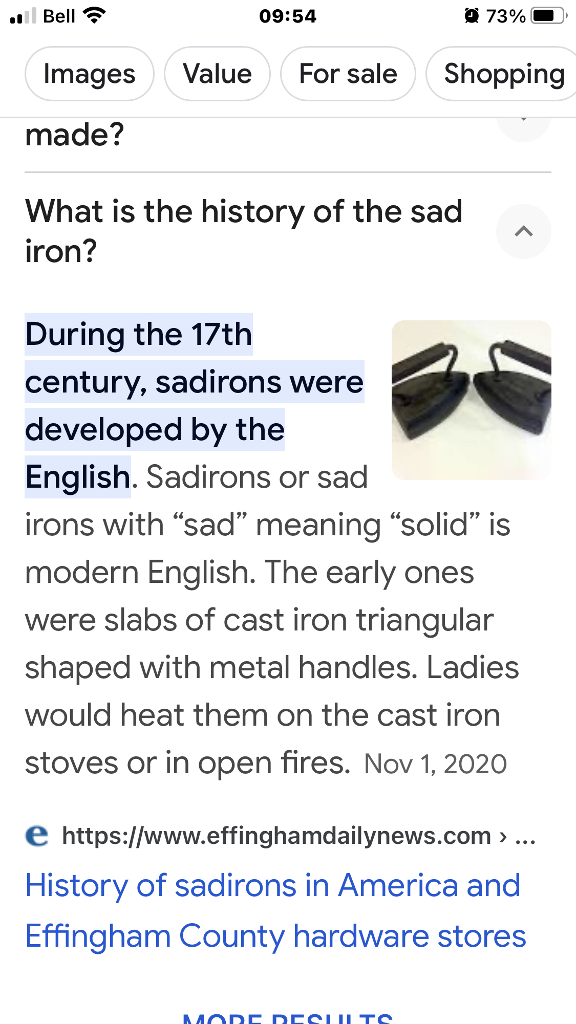 Vintage Dover #62 Sad Iron image indicator(2)