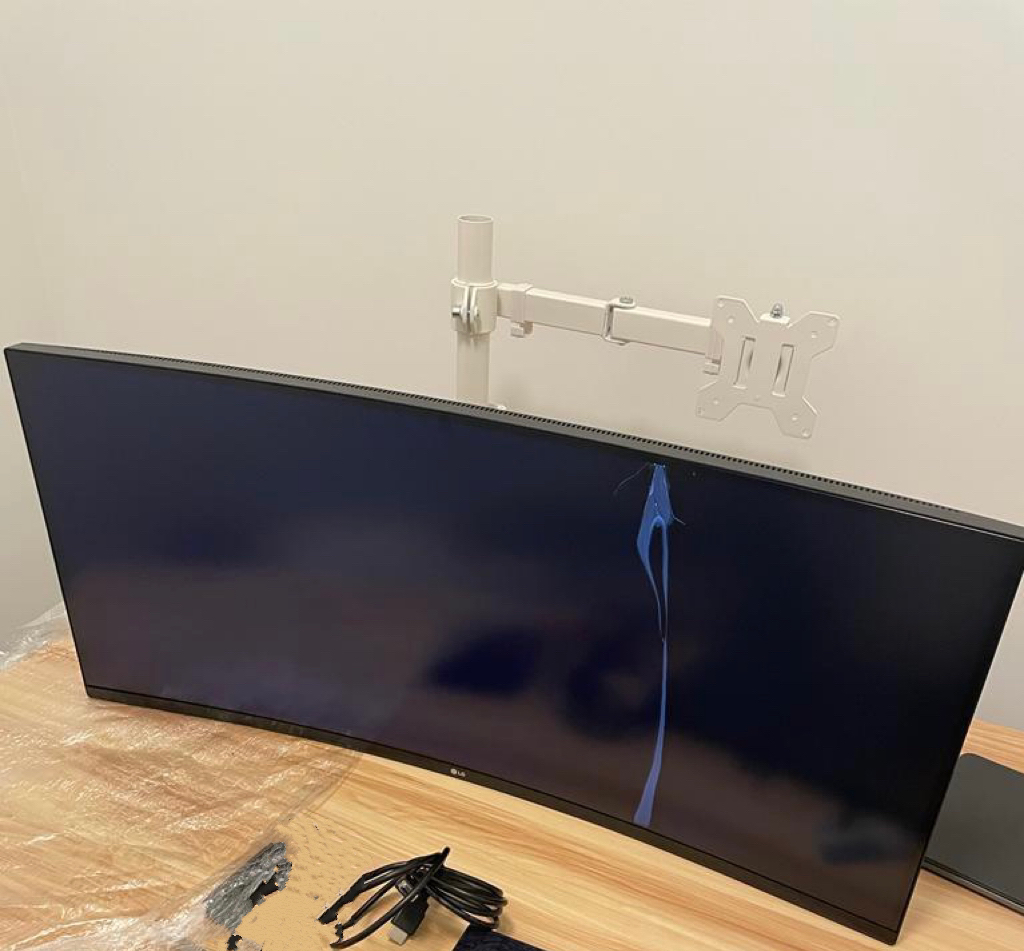 34 Inch LG Ultrawide Monitor