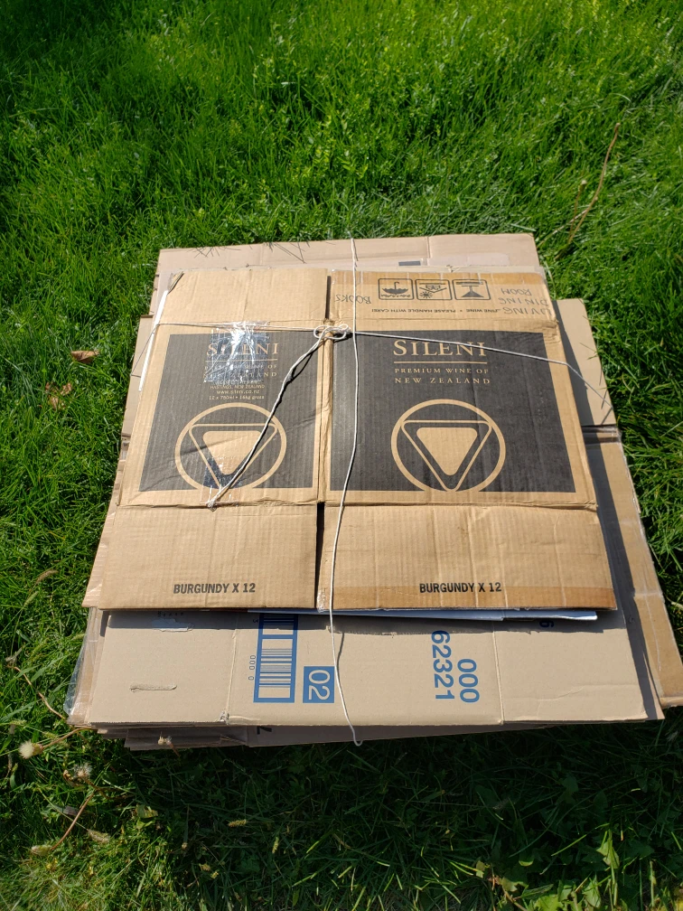 A dozen boxes for moving, storing, etc.
