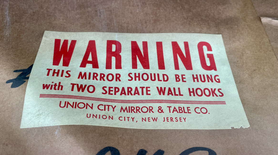 MCM Union City Mirror & Table Co. Triple Wall Mirror - photo 4