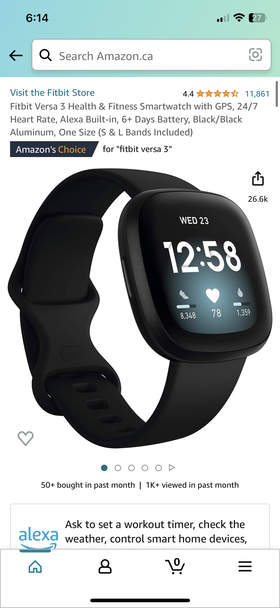 Open box new Fitbit Versa 3 - photo 2