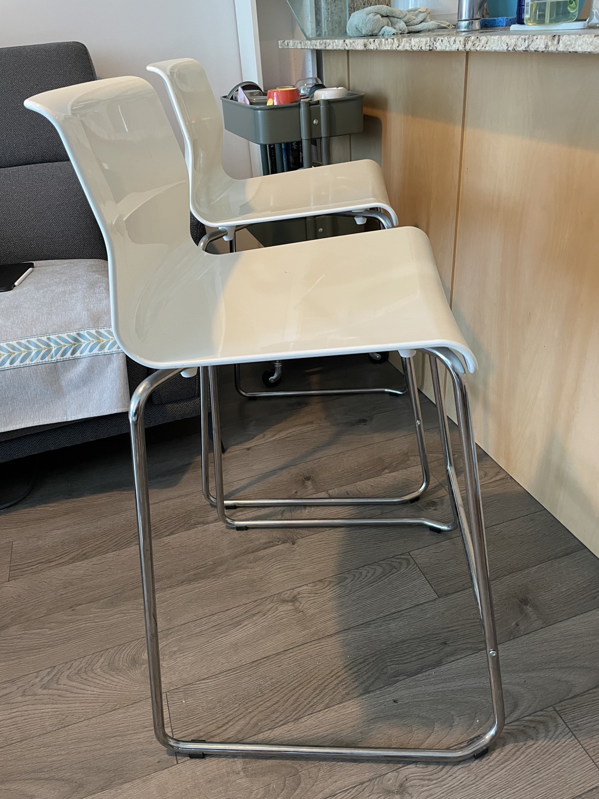 2 IKEA bar stools