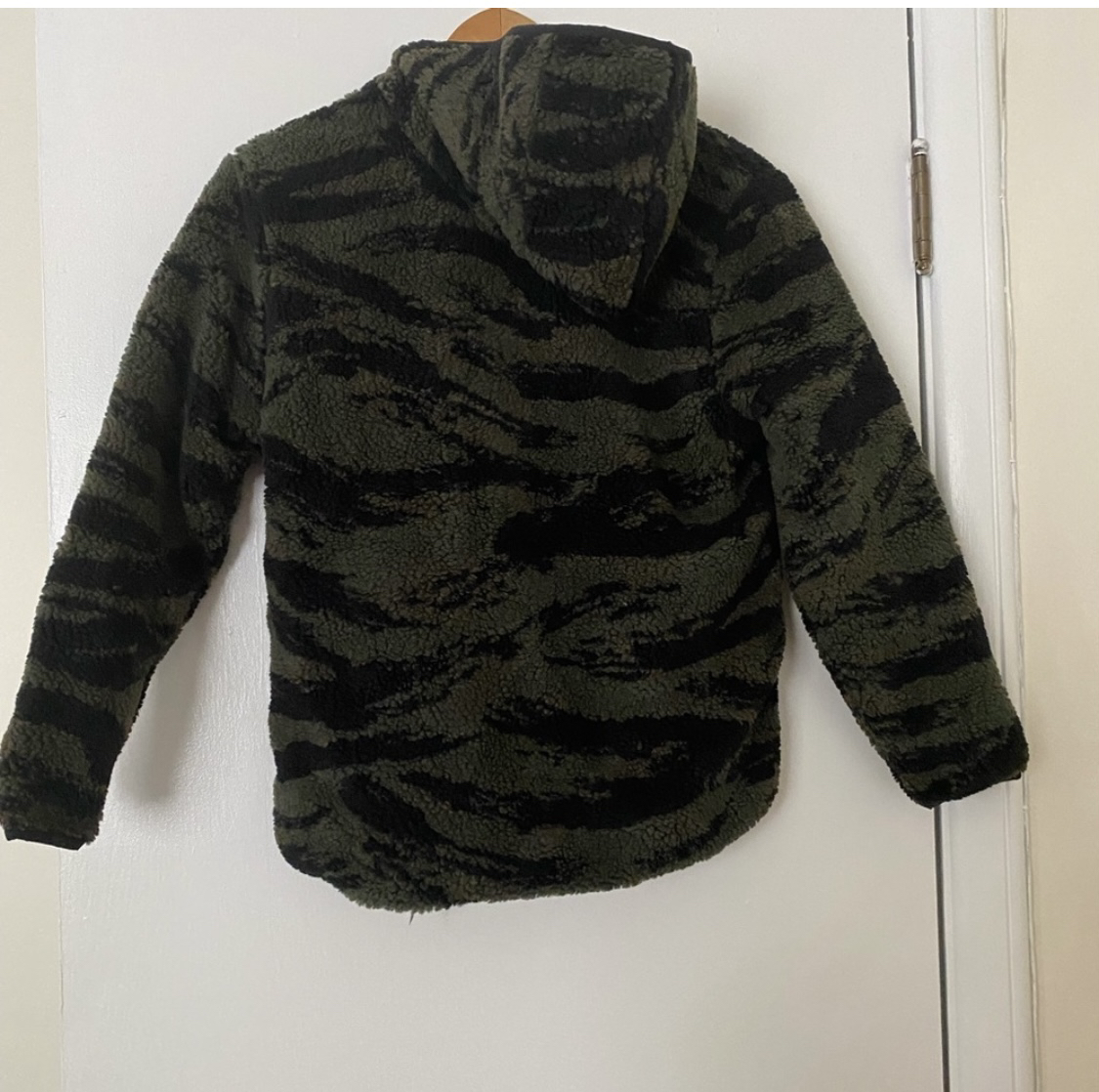 New Reversible Sherpa Half zip jacket size 12 image indicator(2)