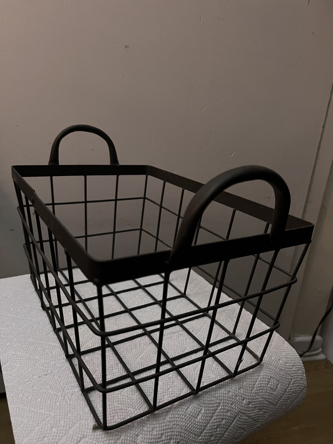 Small metal basket