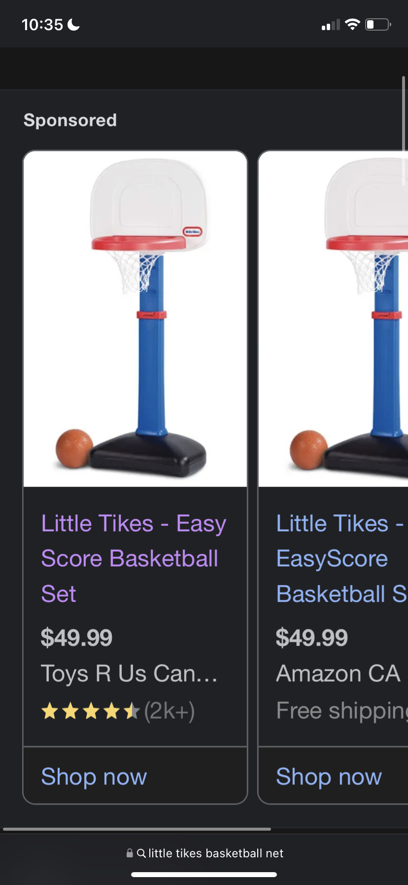 Kids basketball net thumbnail