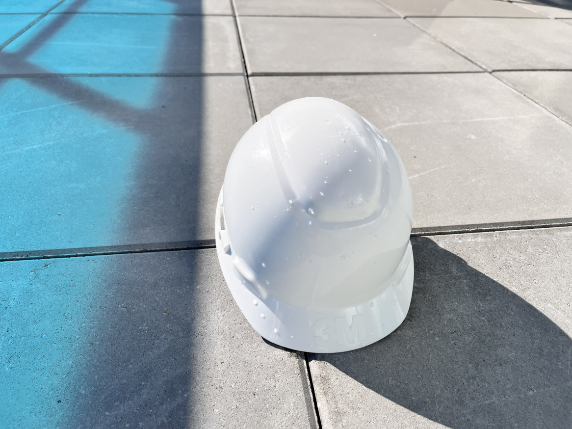 3M Safety Helmet - white, new