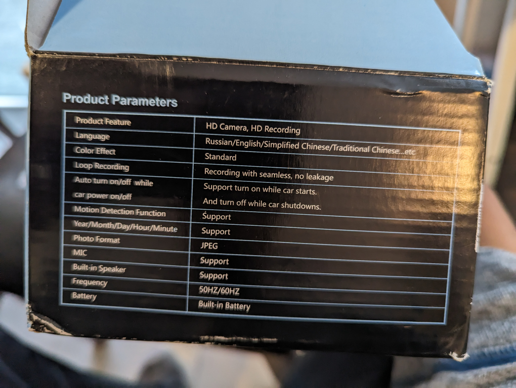 Car Camcorder (brand new) image indicator(2)