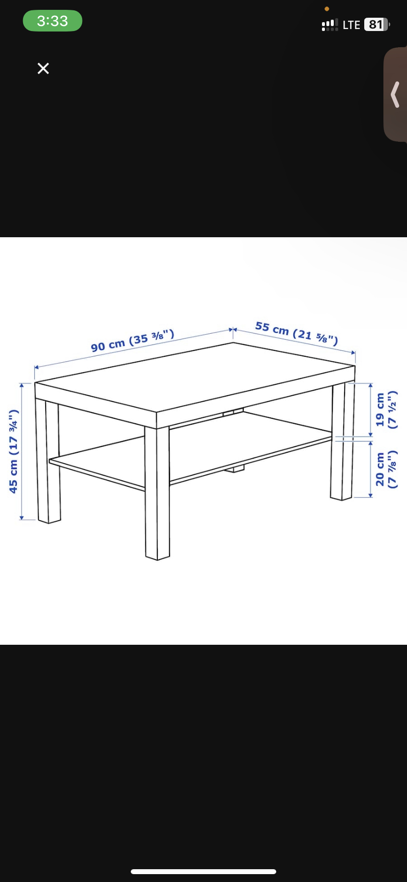 Coffee Table (Ikea) - photo 3