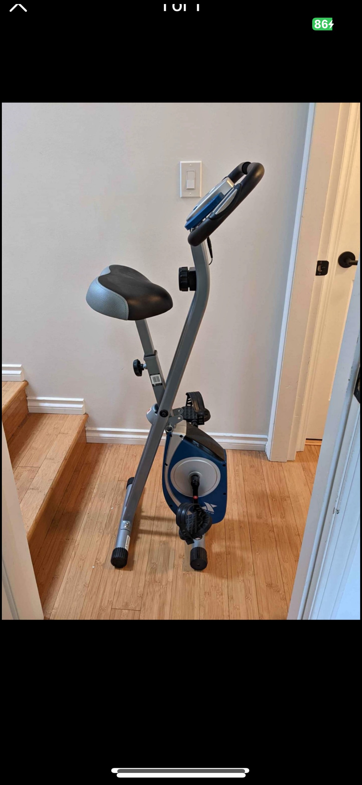 Xterra folding stationary bike image indicator(2)