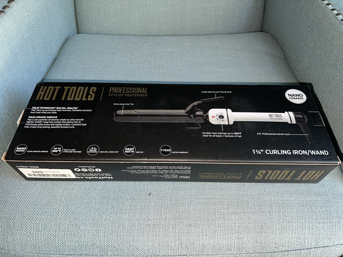 HOT TOOLS Professional Nano Ceramic Curling Iron/Wand - photo 2
