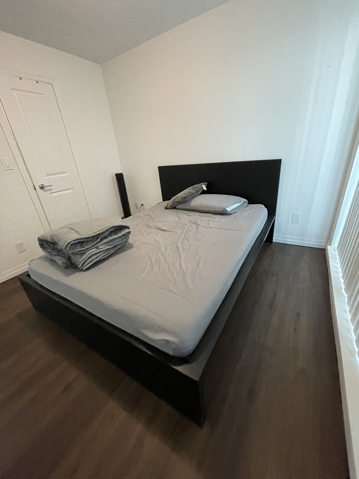 IKEA MALM (Color: Black Brown, Size: Queen) bed frame & mattress - photo 2
