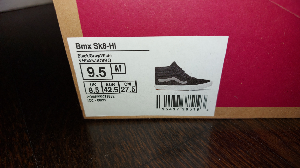 Vans hi top BMX SK8 image indicator(2)