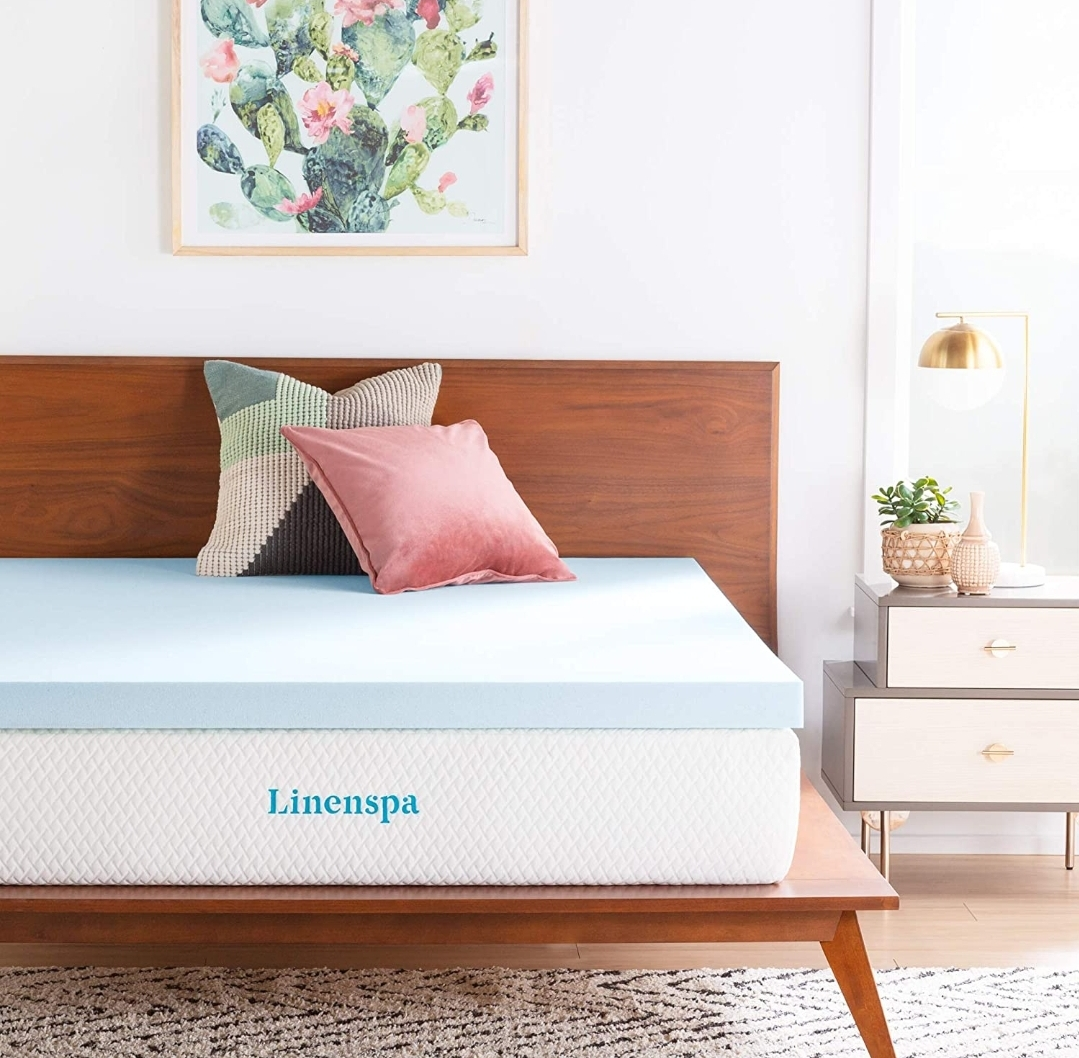 Linenspa 3 Inch Memory Foam Mattresses topper thumbnail