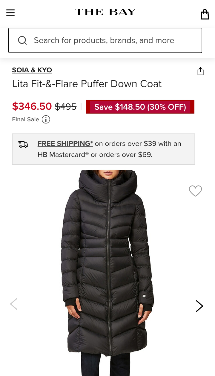 SOIA & KYO Puffer Coat (Size L) - photo 4