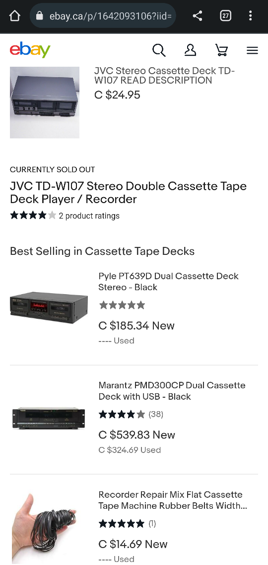 Vintage JVC Dual Tape Deck image indicator(4)