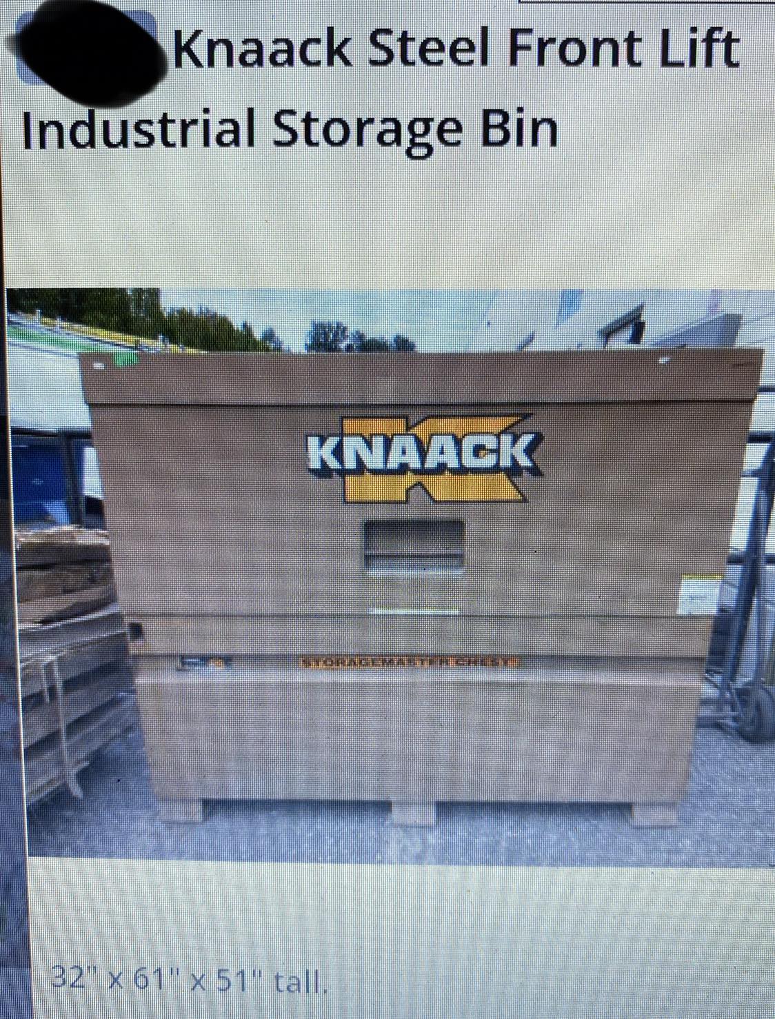 KNAACK JOB BOX PIANO STYLE