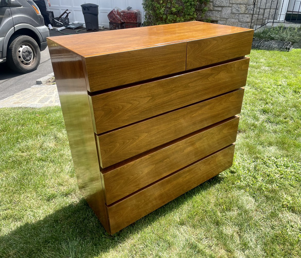 Mid-Century Modern American of Martinsville Highboy Dresser