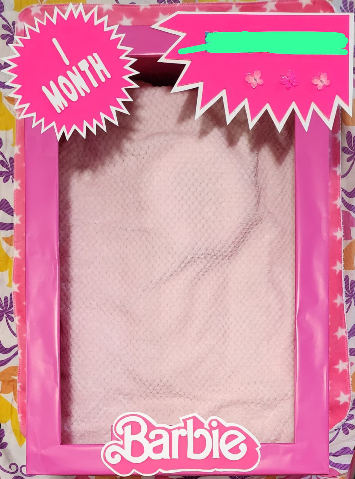 Barbie theme box for photoshoot