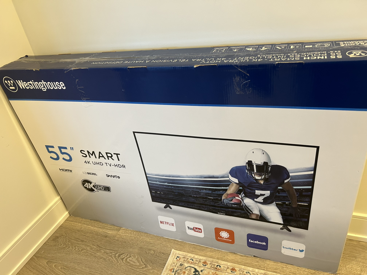 Almost new Smart 55” TV