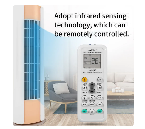 Air Conditioner Universal Remote Control 1000 in 1 Digital LCD - photo 4