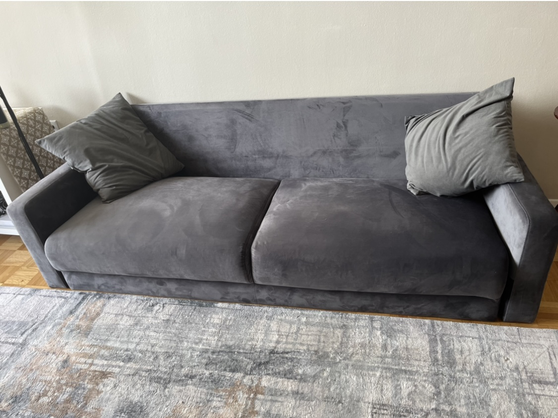 High quality velvet sofa ( move out sale ) - photo 4