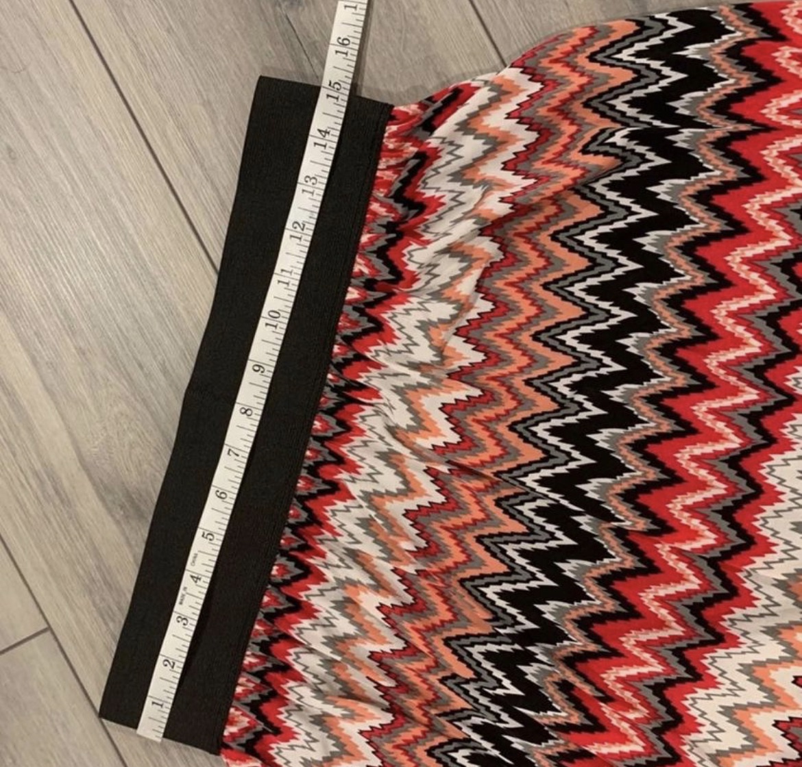 Chevron Bubble Skirt sz L - photo 3