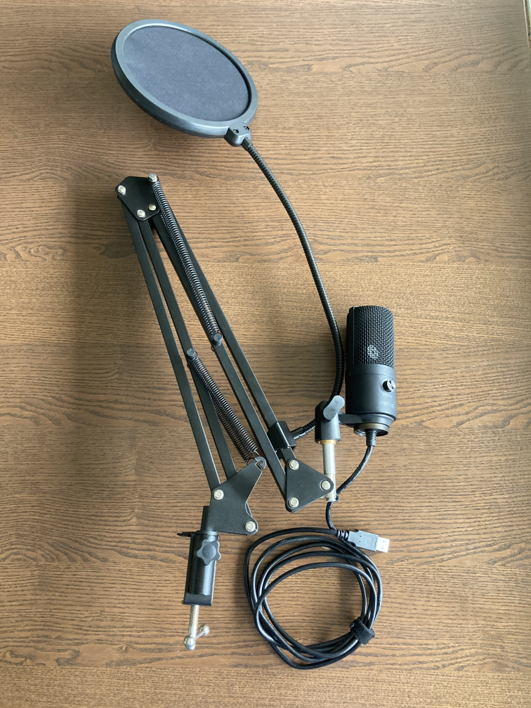 USB Mic & Suspension Mic Stand Set image indicator(3)