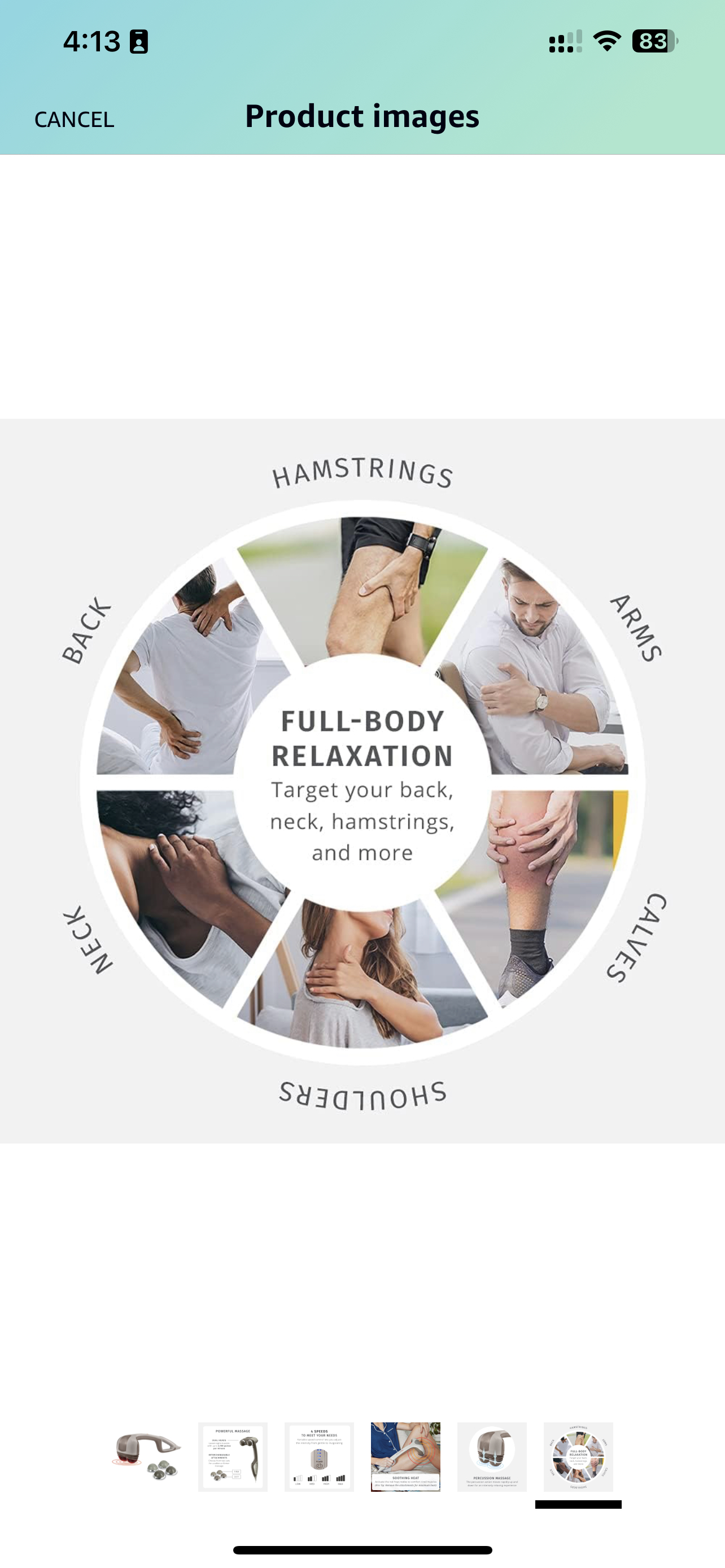 Action Massager with Heat image indicator(6)