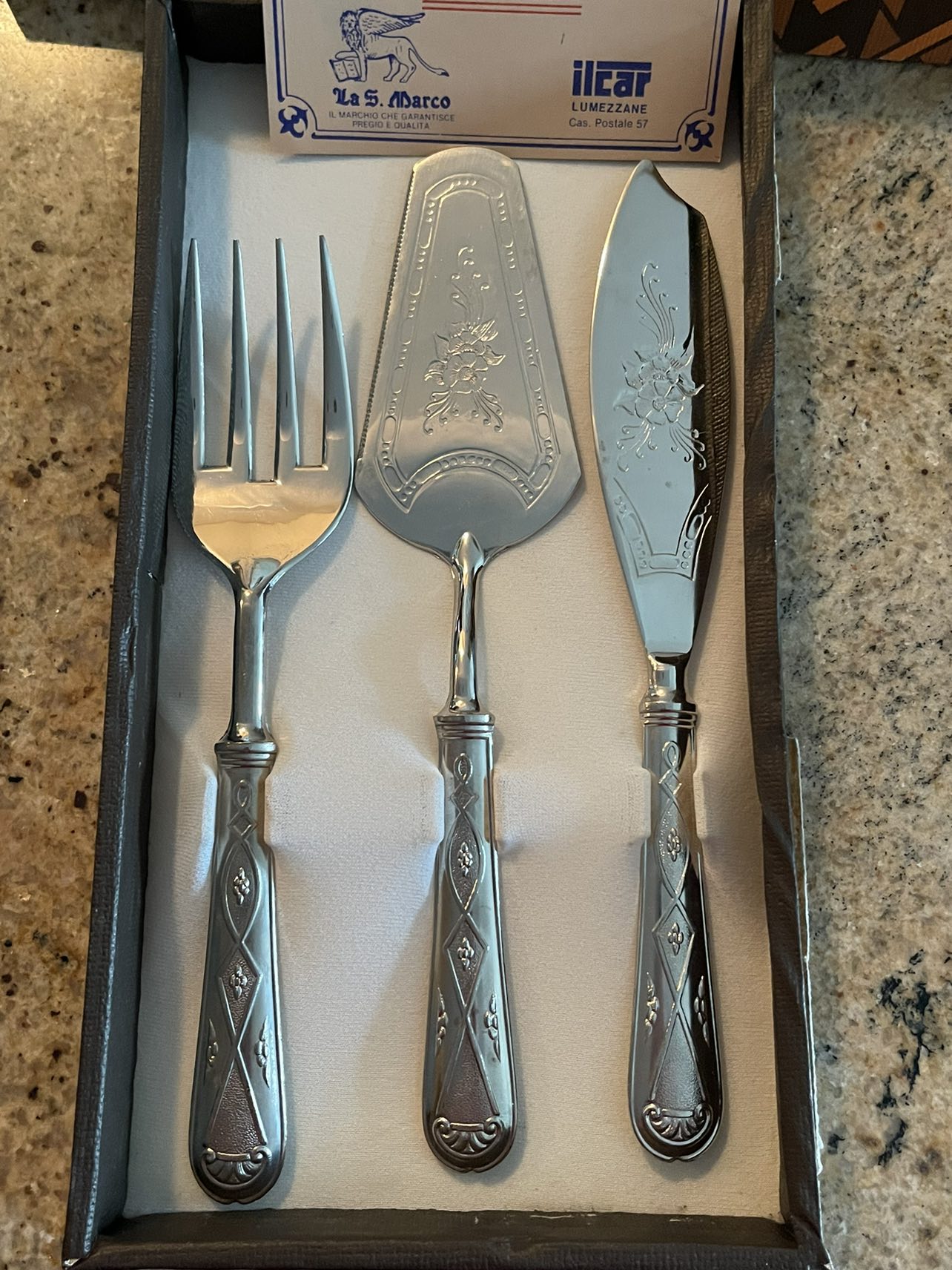 Silver plated serving set  vintage - photo 2