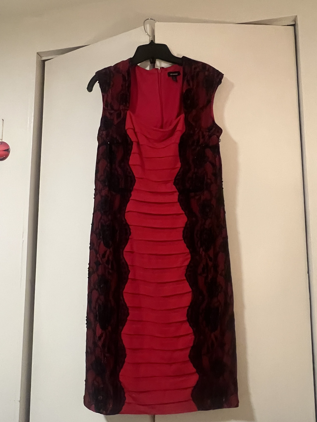 Black and red Evening dress