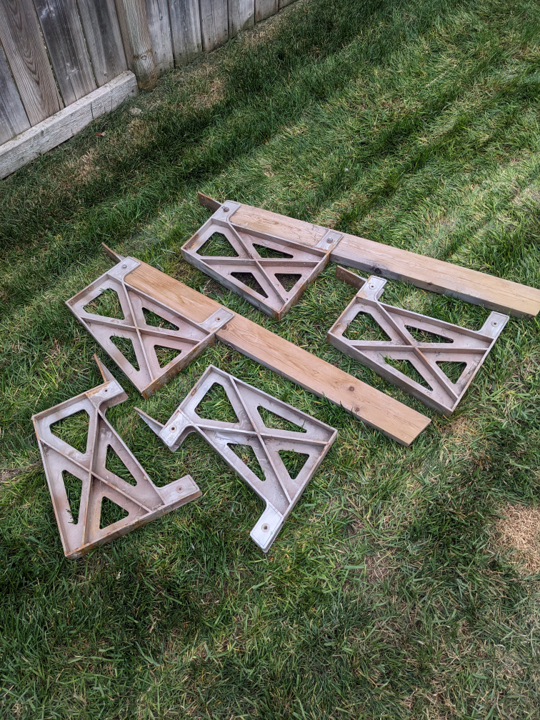 5 deck bench brackets