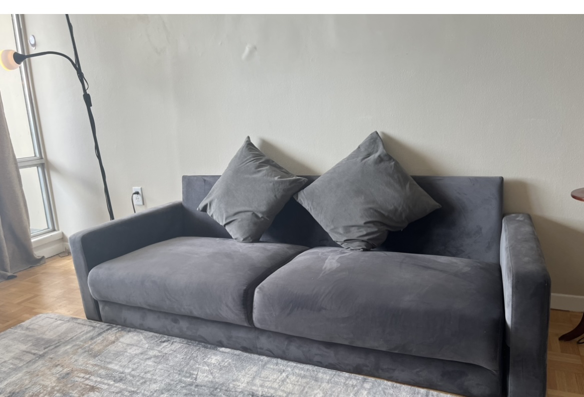 High quality velvet sofa ( move out sale ) - photo 3
