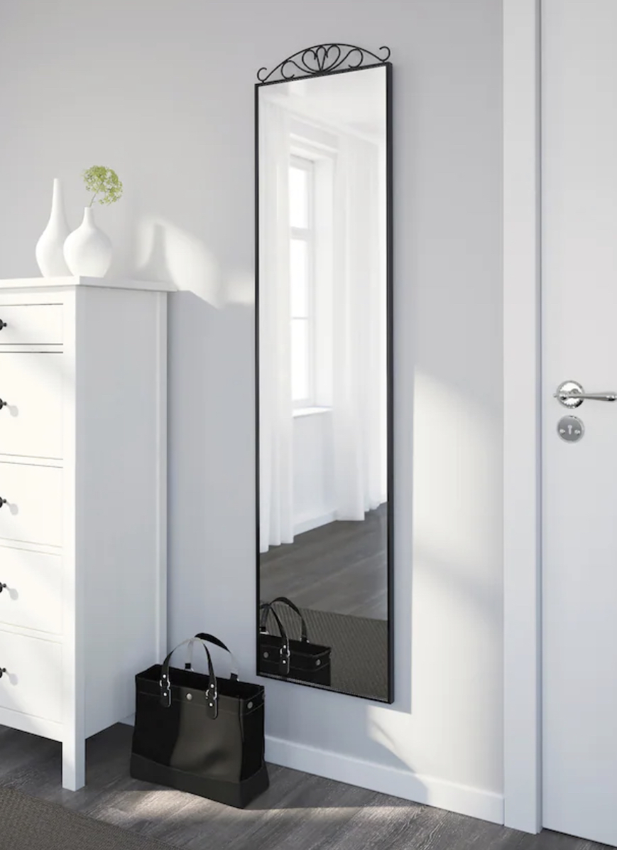 Black Floor Standing Mirror