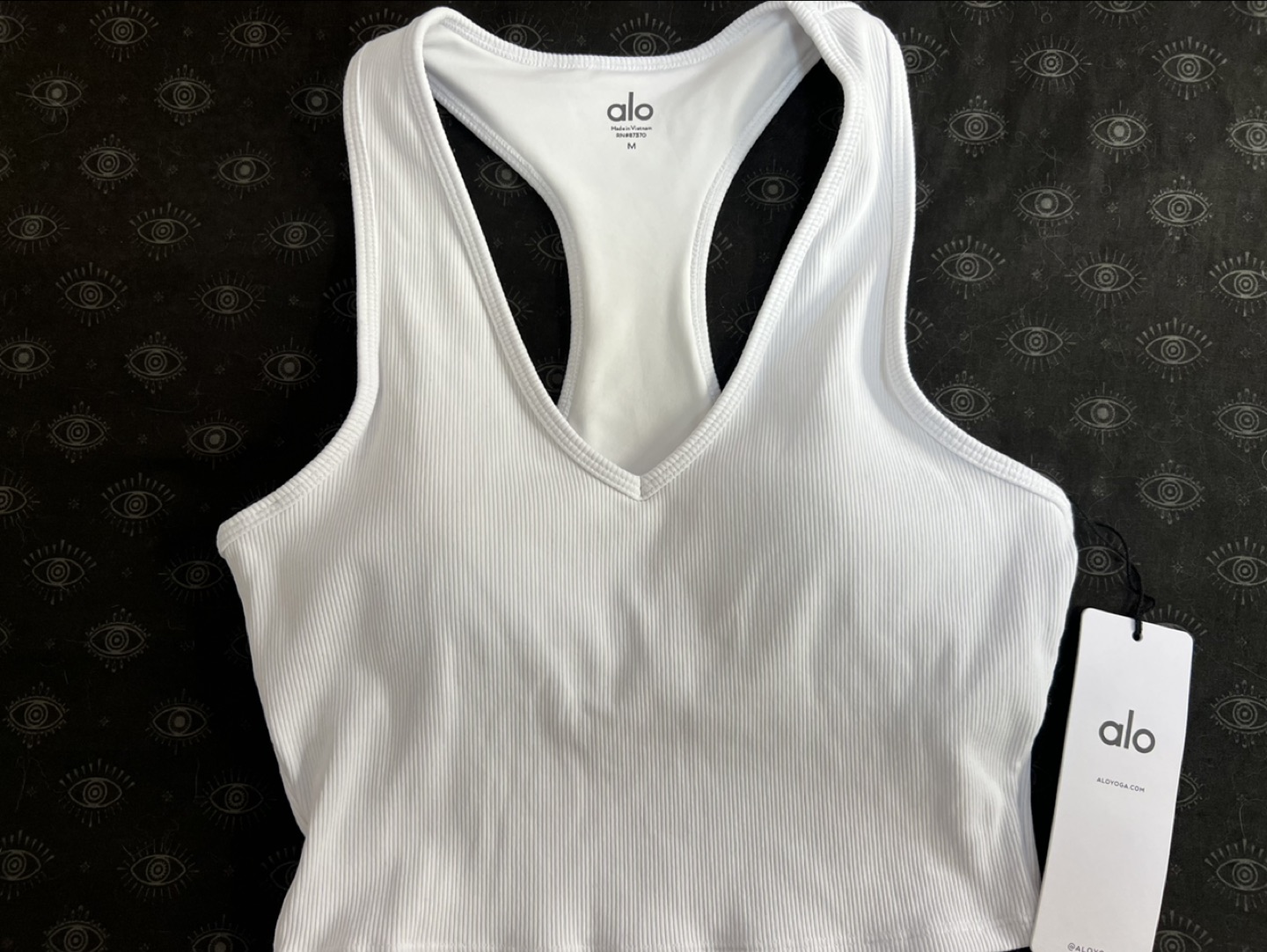 Goddess Ribbed Cropped Racerback Tank