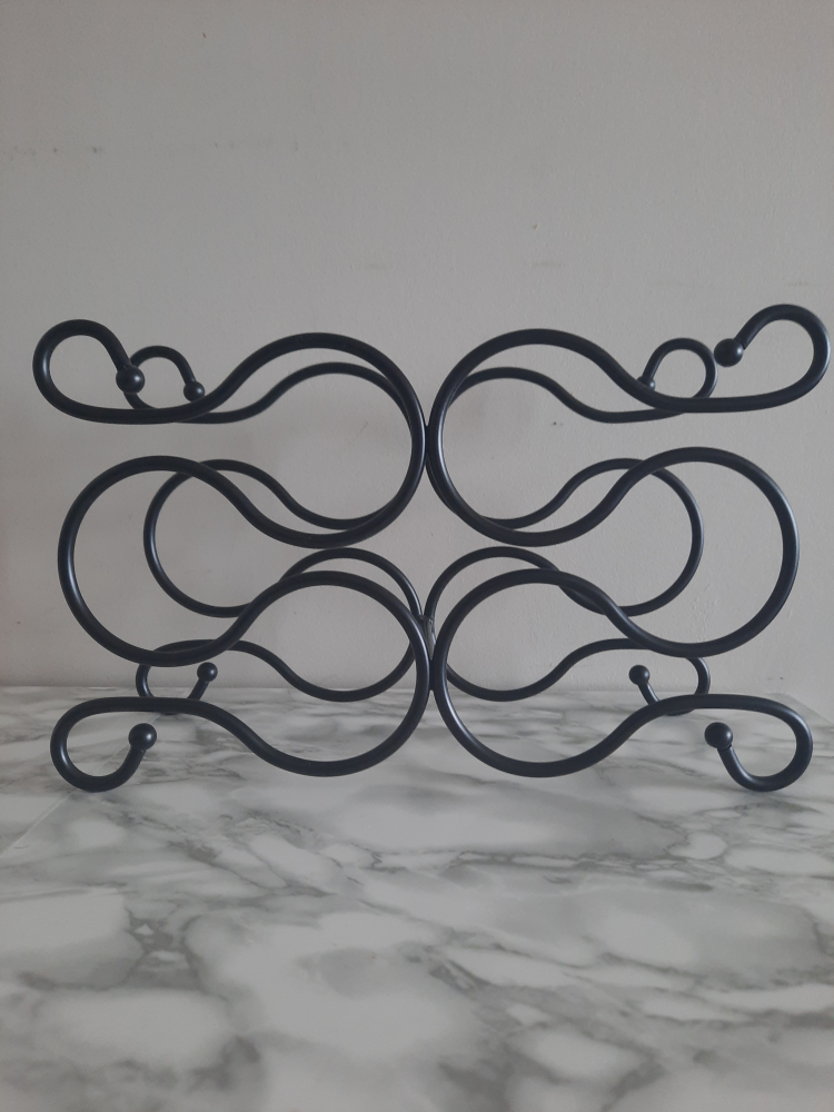 6 bottle metal wine rack - photo 2