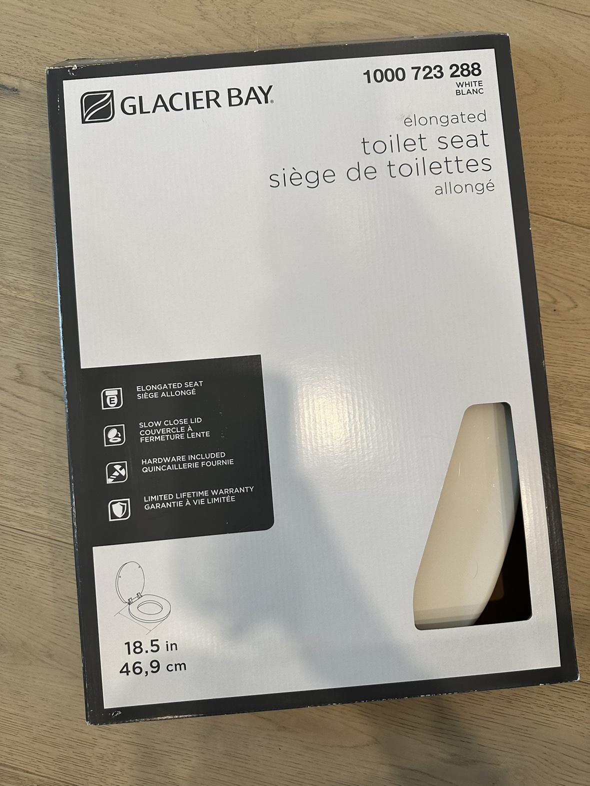 Elongated toilet seat thumbnail