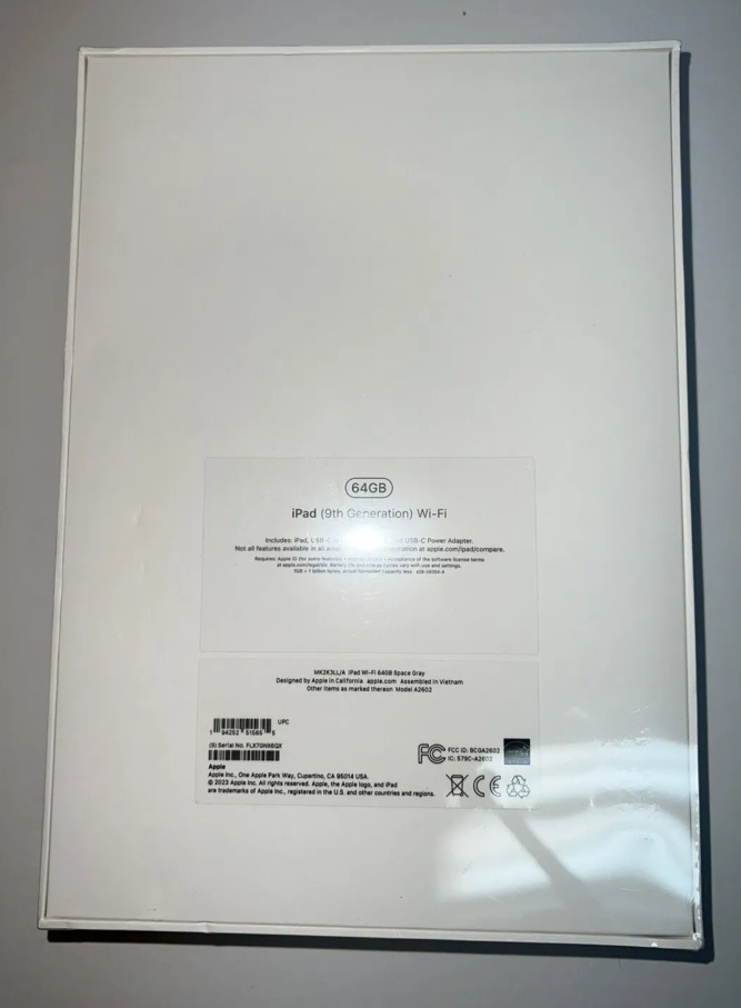 NEW iPad 10.2" 9th Generation 64GB WiFi Space Grey. - photo 5