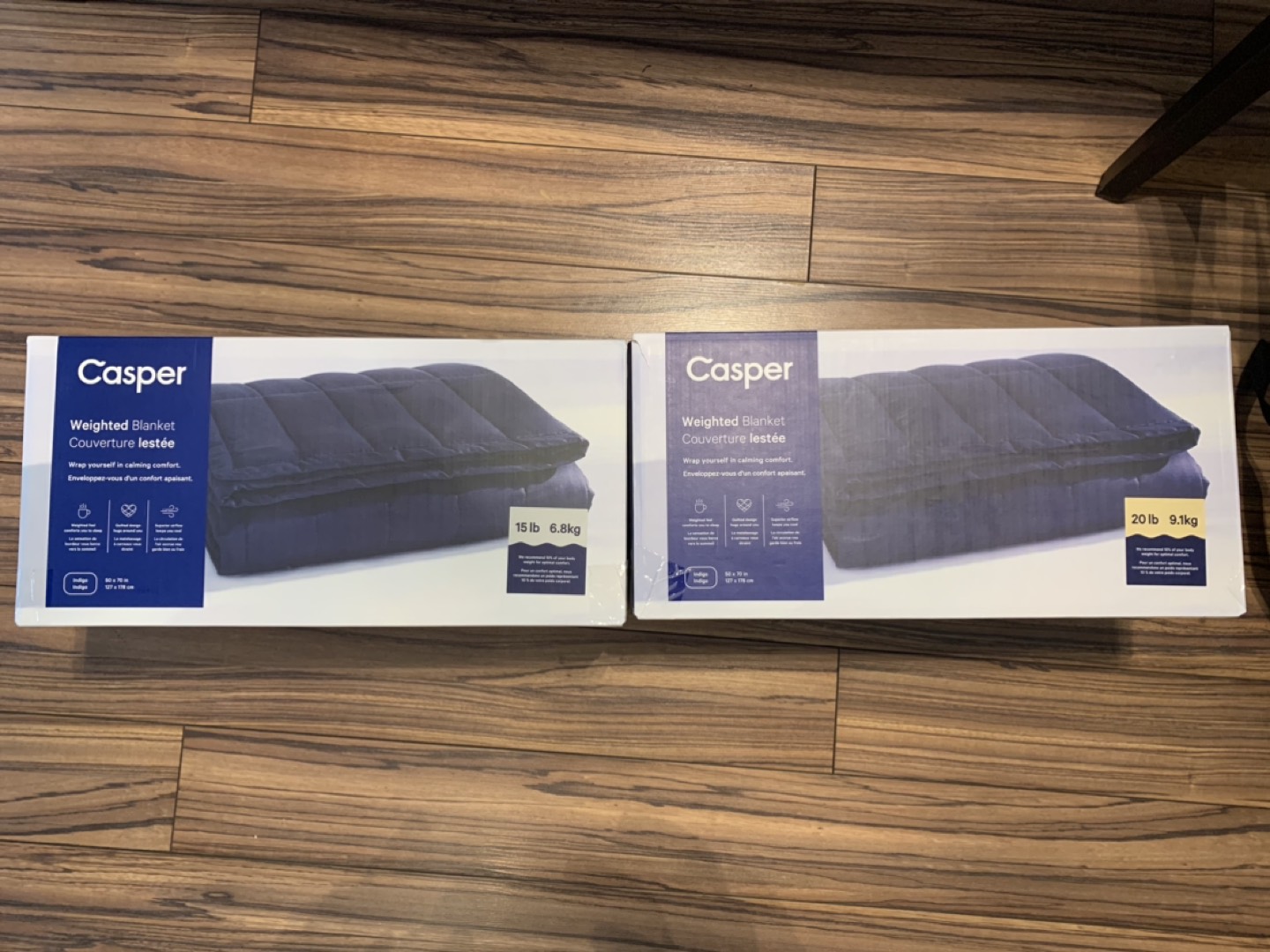 Brand new Casper weighted blankets