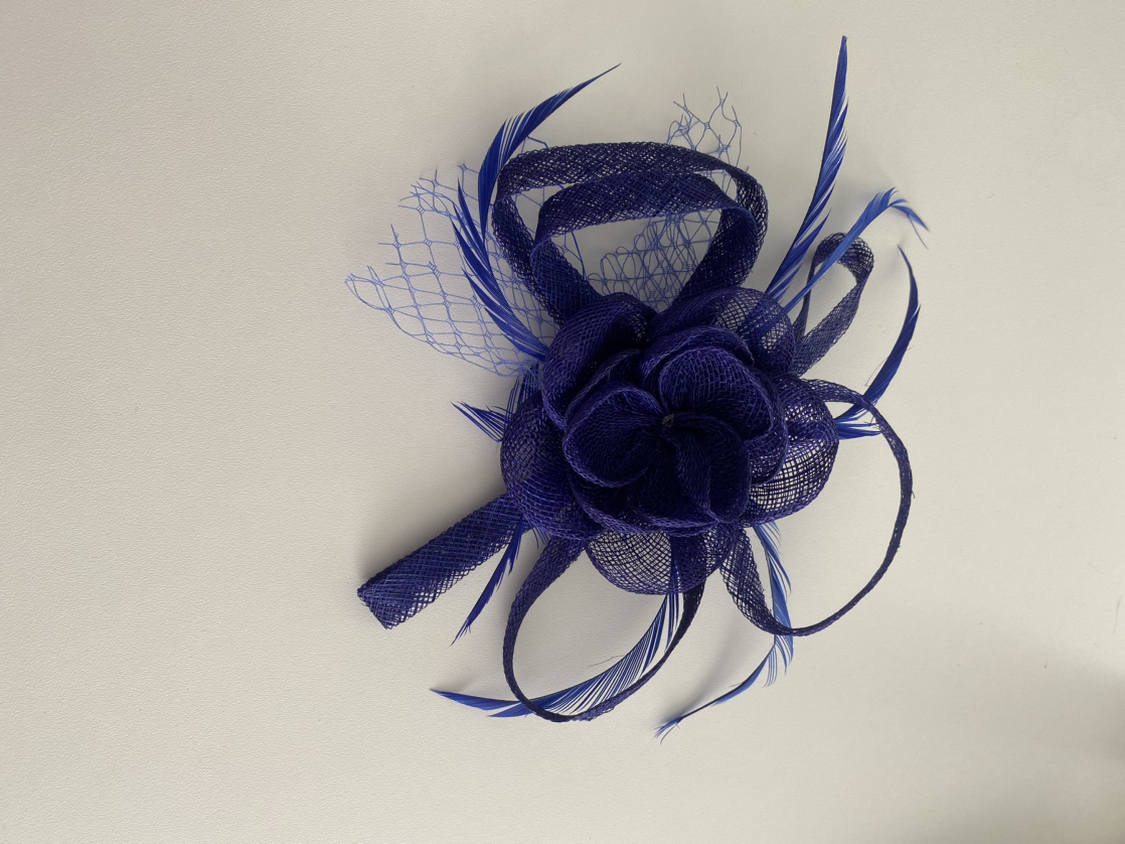 Blue Hair Fascinator