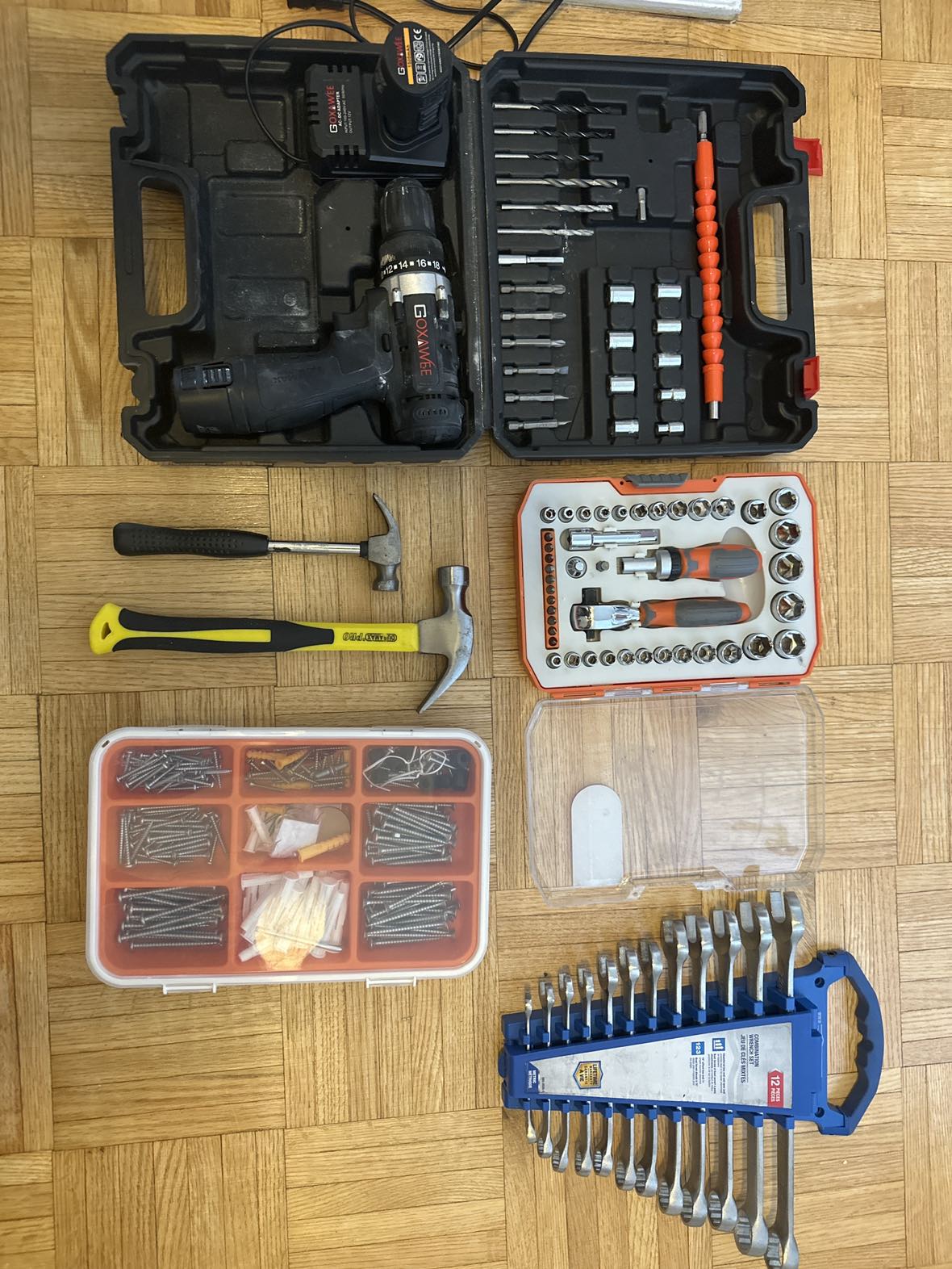 Drill , bits, tools, hammer etc - photo 2
