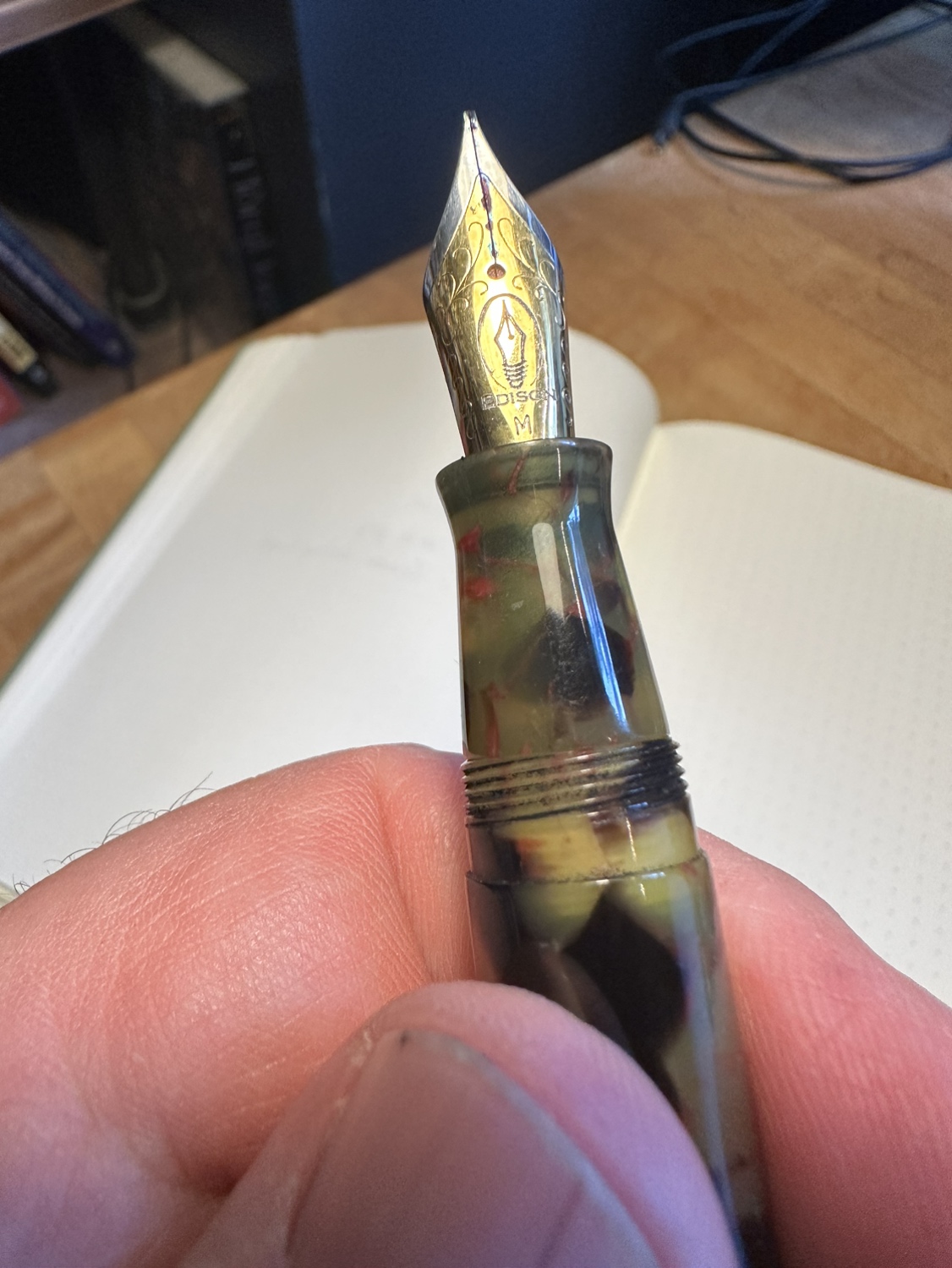 Edison Fountain Pen, Medium Steel Nib - photo 2